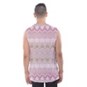 Boho Pastel Spring Floral Pink Men s Basketball Tank Top View2