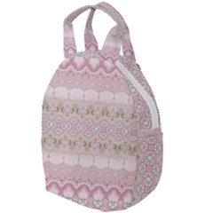 Boho Pastel Spring Floral Pink Travel Backpacks by SpinnyChairDesigns