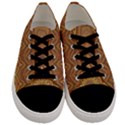 Boho Sunflower Print Men s Low Top Canvas Sneakers View1