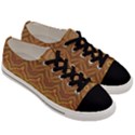 Boho Sunflower Print Men s Low Top Canvas Sneakers View3