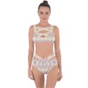 Boho Violet Yellow Bandaged Up Bikini Set  View1