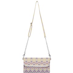 Boho Violet Yellow Mini Crossbody Handbag by SpinnyChairDesigns