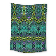 Boho Emerald Green Medium Tapestry by SpinnyChairDesigns