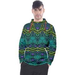 Boho Emerald Green Men s Pullover Hoodie by SpinnyChairDesigns