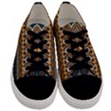 Boho Brown Blue Men s Low Top Canvas Sneakers View1