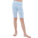 Boho Baby Blue Pattern Kids  Mid Length Swim Shorts View1