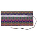 Boho Colorful Pattern Roll Up Canvas Pencil Holder (S) View2