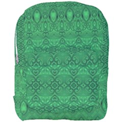 Boho Emerald Green Full Print Backpack by SpinnyChairDesigns