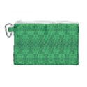 Boho Emerald Green Canvas Cosmetic Bag (Large) View1