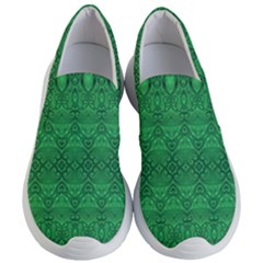 Boho Emerald Green Women s Lightweight Slip Ons by SpinnyChairDesigns