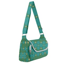 Boho Green Blue Checkered Multipack Bag by SpinnyChairDesigns