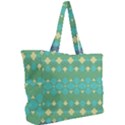 Boho Green Blue Checkered Simple Shoulder Bag View2