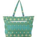 Boho Green Blue Checkered Simple Shoulder Bag View3