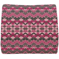 Boho Pink Grey  Seat Cushion by SpinnyChairDesigns