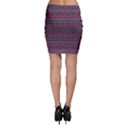 Boho Pink Mauve Blue Bodycon Skirt View2