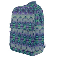 Boho Purple Teal Classic Backpack by SpinnyChairDesigns