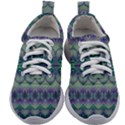 Boho Purple Teal Kids Athletic Shoes View1