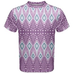 Boho Violet Purple Men s Cotton Tee by SpinnyChairDesigns