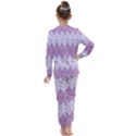 Boho Violet Purple Kids  Long Sleeve Set  View2