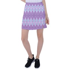 Boho Violet Purple Tennis Skirt by SpinnyChairDesigns