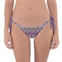 Colorful Boho Pattern Reversible Bikini Bottom View1