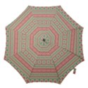 Boho Teal Pink Hook Handle Umbrellas (Small) View1