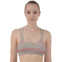 Boho Teal Pink Line Them Up Sports Bra View1