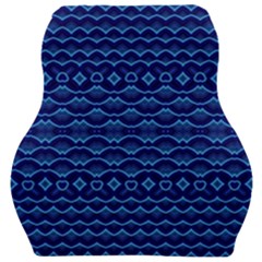 Cobalt Blue  Car Seat Velour Cushion  by SpinnyChairDesigns