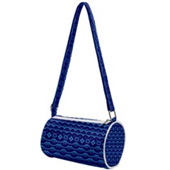 Cobalt Blue  Mini Cylinder Bag by SpinnyChairDesigns