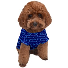 Cobalt Blue  Dog T-shirt by SpinnyChairDesigns