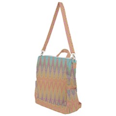 Boho Pastel Colors Crossbody Backpack by SpinnyChairDesigns