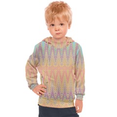 Boho Pastel Colors Kids  Hooded Pullover by SpinnyChairDesigns