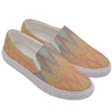 Boho Pastel Colors Men s Canvas Slip Ons View3