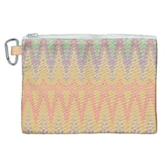 Boho Pastel Colors Canvas Cosmetic Bag (xl) by SpinnyChairDesigns