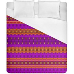 Boho Magenta And Gold Duvet Cover (california King Size) by SpinnyChairDesigns