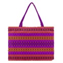 Boho Magenta and Gold Medium Tote Bag View1