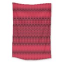 Crimson Red Pattern Large Tapestry View1