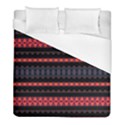 Boho Orange Black Duvet Cover (Full/ Double Size) View1