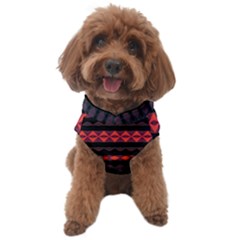 Boho Orange Black Dog Sweater