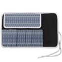 Boho Faded Blue Grey Pen Storage Case (L) View2