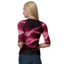 Neon Pink Glow Quarter Sleeve Raglan Tee View2