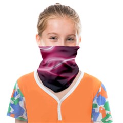 Neon Pink Glow Face Covering Bandana (kids)