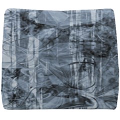 Faded Blue Texture Seat Cushion by SpinnyChairDesigns