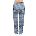 Faded Blue Texture Women velvet Drawstring Pants View2