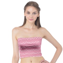 Boho Pink Stripes Tube Top by SpinnyChairDesigns