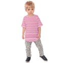 Boho Pink Stripes Kids  Raglan Tee View1