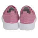 Boho Pink Stripes Kids  Velcro No Lace Shoes View4