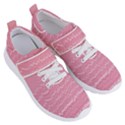 Boho Pink Stripes Women s Velcro Strap Shoes View3