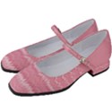 Boho Pink Stripes Women s Mary Jane Shoes View2