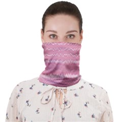 Boho Pink Stripes Face Covering Bandana (adult)